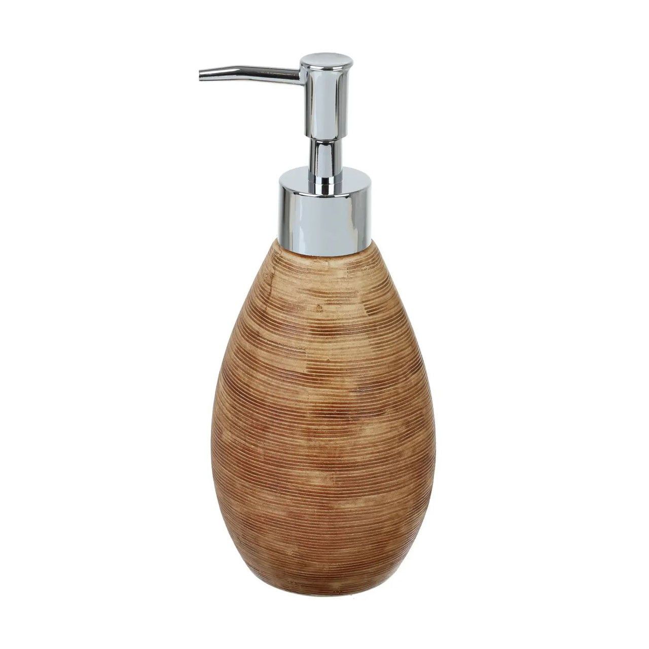 Дозатор для рідкого мила Ekodeo Bees Beige бежевий, 20*9 см, 350 мл (37030)
