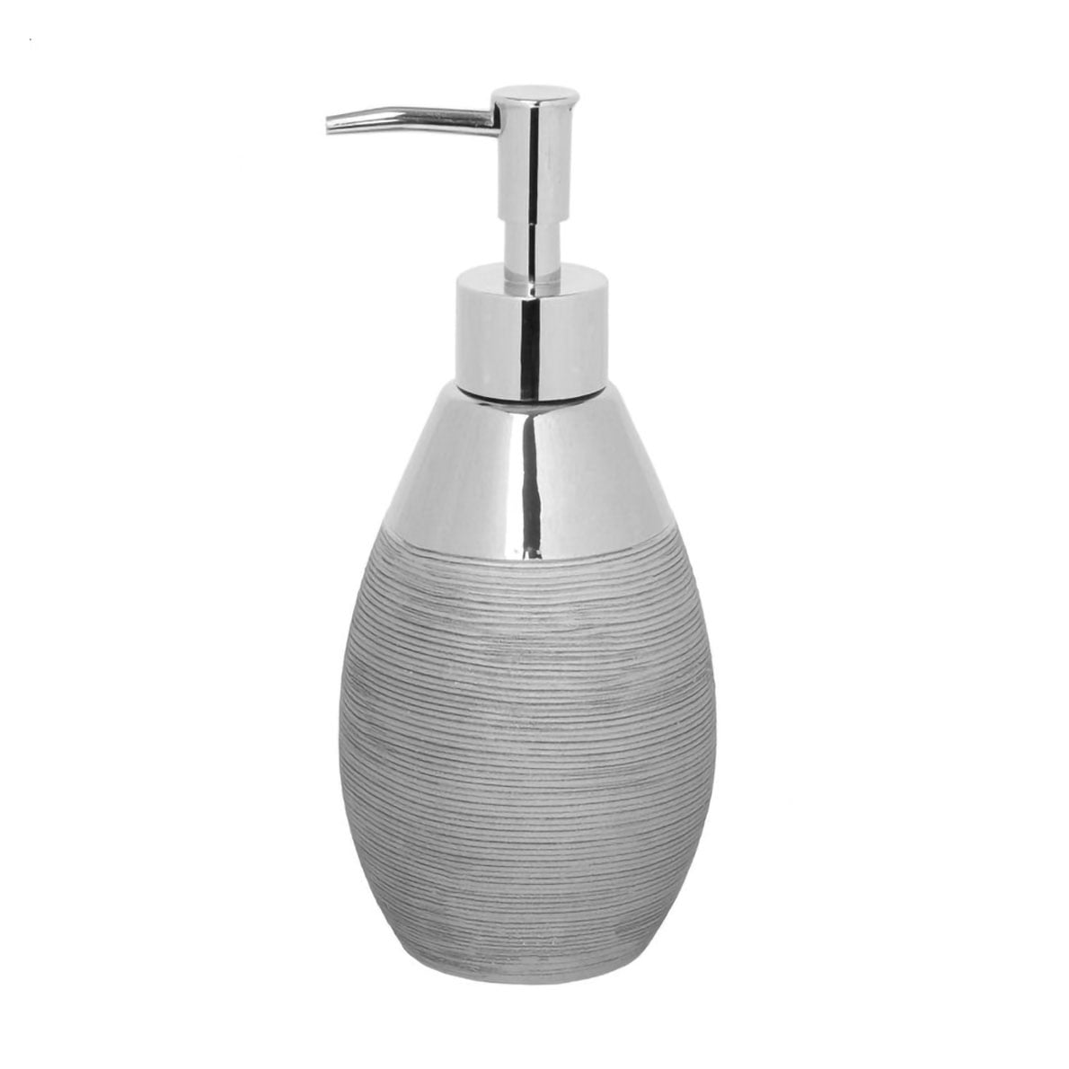 Дозатор для рідкого мила Volver Wave Silver хром, 20*9 см, 350 мл (37036SLH )